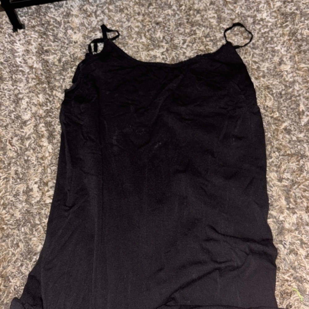black tank top